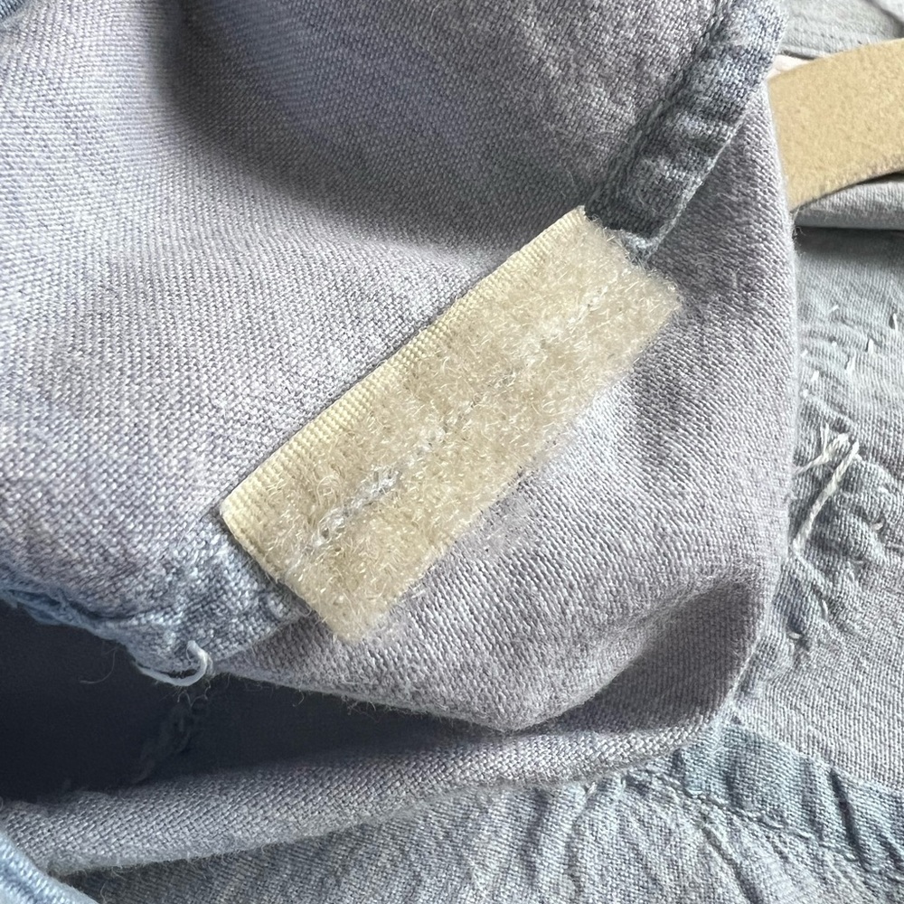Passports Of Pier 1 Imports Vintage Chambray Button Up Animal Appliqués Size S - Picture 13 of 15